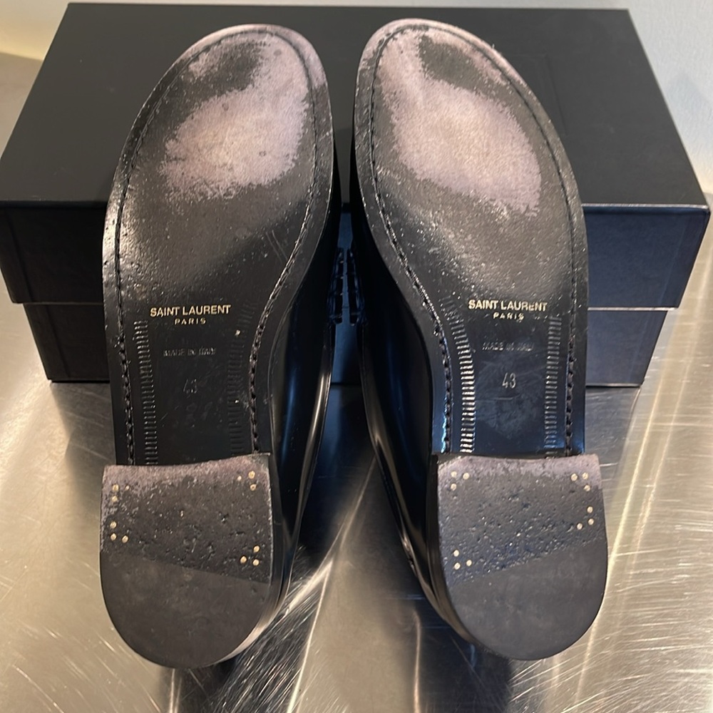 LE LOAFER PENNY SLIPPERS IN SMOOTH LEATHER - Picture 6 of 6